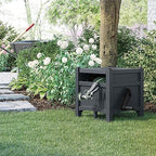 Suncast 100 ft Garden Hose Reel Hideaway, Cyberspace Grey - Image 4