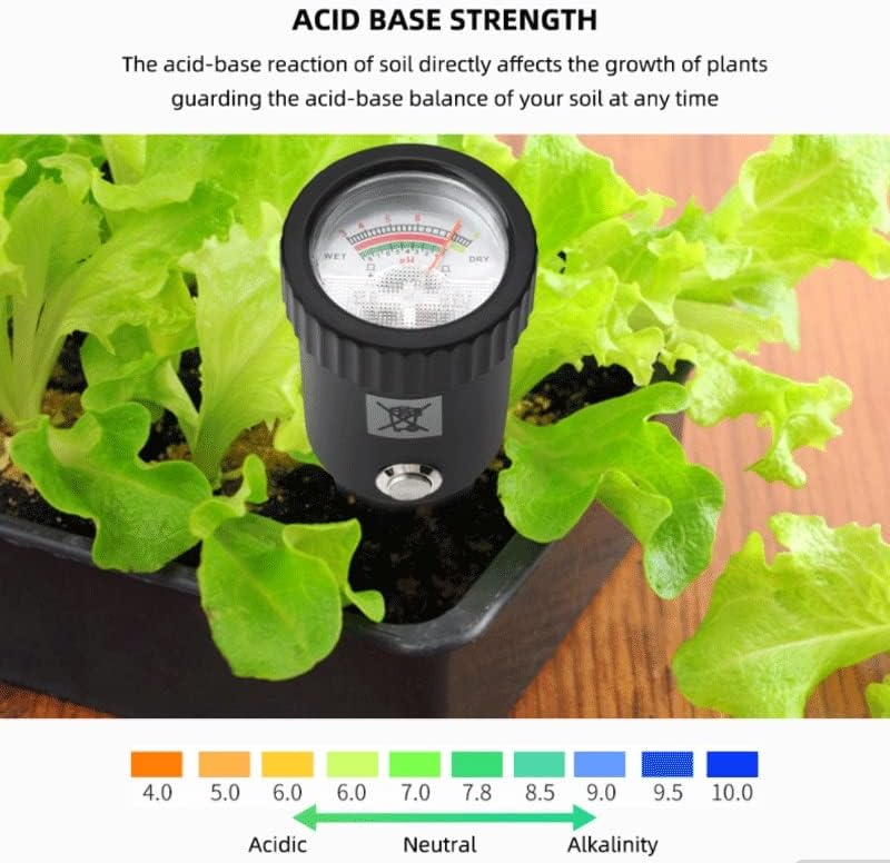 Handheld Soil Moistures PH Meter Acidity Humidity Tester Metal Sensor Probe 3~8ph No Battery Hygrometer for Planting Garden Tool - Image 4