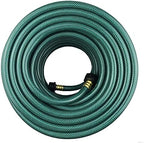 Darnassus PVC Garden Hose 1/2 Inch, 100 FT Flexible Water Hose Green with Male and Female Plastic Fittings - No Leaking and Lightweight for Household Outdoors Lawns Patio by Darnassus