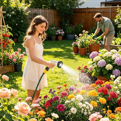 High Pressure Garden Hose Nozzle - 9-Modes Automotive Portable Sprayer - Image 3