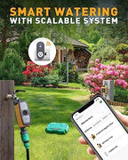 RAINPOINT Sprinkler Timer WiFi Water Timer, Smart Hose Timer, WiFi Sprinkler Controller Automatic Watering System Irrigation Water Valve, APP & Voice Control, Weather-based Auto Rain Delay, For Garden - Image 2