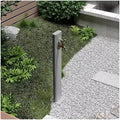Freestanding Outdoor Water Column with Faucet - 304 Stainless Steel Frost-Resistant Hydrant for Garden Lawn, Durable Floor-Mount Water Feature, Weatherproof Yard Accessory by Unknown