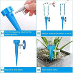 Irrigation System forgarden Automatic Drip Irrigation System Self Watering Spike for Greenhouse Garden Drip Irrigation Parts Garden Sprinkler(12pcs Green) - Image 4