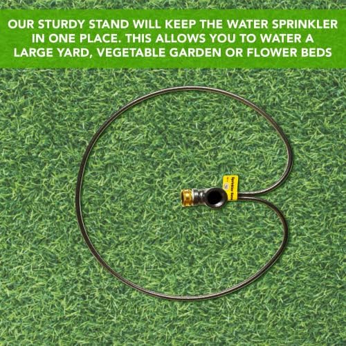 Yard Butler Ring Base Sprinkler Stand, Lawn Care Tool, 3/4" Head, 2 Pack - Image 2