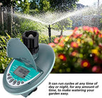 Jeanoko 1PCS G3/4in Automic Irrigation Controller, Female Male Thread Intelligent Irrigation Timer, Automatic Water Timer Watering Controller, 16 * 11 * 10cm - Image 3