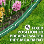 Jin&Bao Sprinkler Hose Heavy Duty Garden Lawn Water Hose & Staples (50FTx2) - Image 5