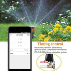 Smart Water Valve, WiFi Water Valve, Upgraded Version of Intelligent Water Valve Closing, Automatic Ball Valve Watering Timer, Sprinkler Controller, Smart Life App, Compatible with Alexa and Google - Image 5