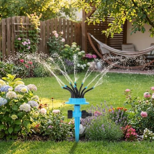 Nozzles Sprinklers System Multi Head Garden Irrigation with Stake - Image 3