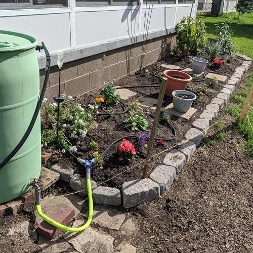 STYDDI Soaker Hose, 1/2" x 50 FT Round Rubber Garden Soaker Hose, Heavy Duty Water Seeper Soaker Hoses for Foundation Watering, Garden Beds, Garden, Lawn and Plants - Image 2