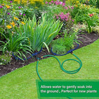 ZZM 360°Tree Water System Tree Watering Ring Circle Sprinkler and Irrigation System Targeted Water with Y Hose Splitter for New Tree Outdoor Plants Raised Garden Beds Shrubs (Small) - Image 4