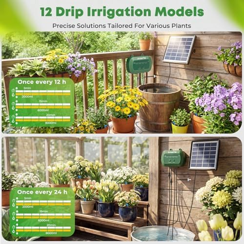 Solar Drip Irrigation System, Split Automatic Watering for Balcony - Image 4