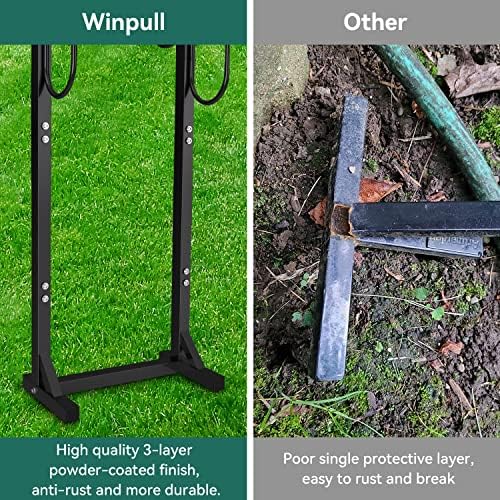 Winpull Garden Hose Holder Water Hose Holder with 4 Spikes-2 Models - Image 6