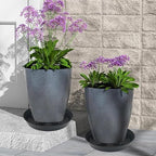 2 Pack Plant Saucer 17 inch 2 Pack, Raised Middle Plant Trays for Pots, Large Plastic Plant Saucers for Indoors, Water Tray for Plants,Drip Trays Plant Stand Water Catcher Tray, Pot Saucers for Plants - Image 7
