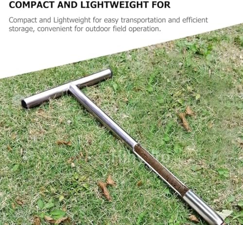 VOSAREA Stainless Steel Soil Sampler Probe 12-inch T-Handle Soil Sampling Tool for Lawn and Garden - Image 3