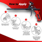 Expanding Spray Foam Gun, 40 Insulation Dispensing Guns + 360 Extenders - Image 6