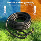 MIXC 50 FT 1/2 Inch Drip Irrigation Tubing Kit + MIXC Water Flow Meter with Brass Inlet & Outlet - Image 6