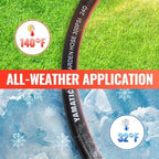 YAMATIC 75FT Garden Hose 5/8in I.D. with 10 Function Water Hose Nozzle - Image 6