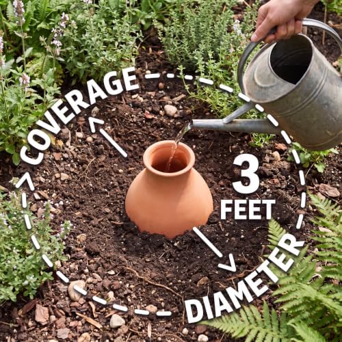 68 oz Large Olla Terracotta Self Watering Pot,Oval - Image 3