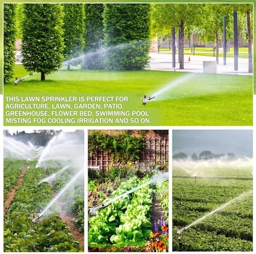 Maxcheck 1 Pcs 1" Agriculture Farm Irrigation Sprinkler, Spray Gun Heads - Image 6