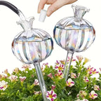 Simulated Glass Automatic Plant Watering Bulbs Shape Flower Plant Water Dripper Lightweight Plant Device Drip(A 2pcs) - Image 2