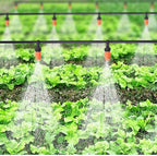 2WAYZ Drip Irrigation Kit - Plant Watering System, Automatic Irrigation System for Patio Garden Farm - Set of Blank Distribution Tubing Hose + 20pcs Misters + Adjustable Nozzle Emitters - Image 5
