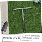 T Handle Soil Sampler Probe, 304 Stainless Steel for Outdoor Field - Image 5