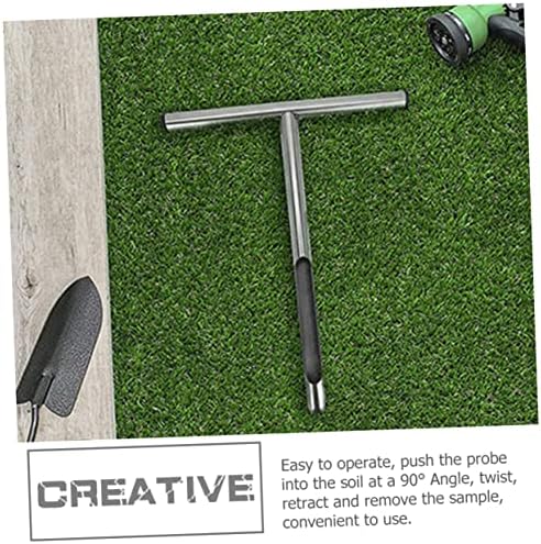 T Handle Soil Sampler Probe, 304 Stainless Steel for Outdoor Field - Image 5