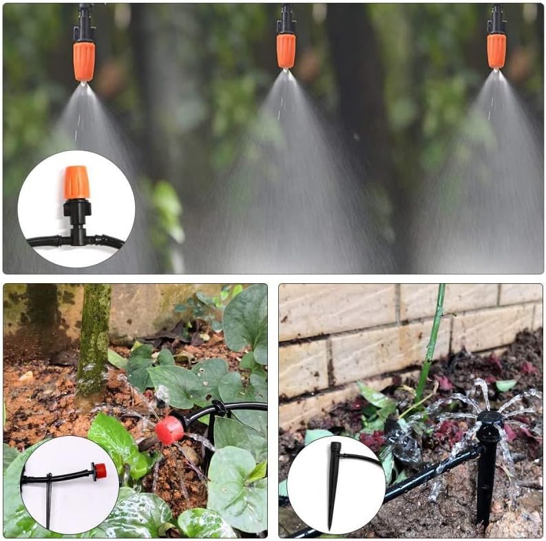 Automatic Drip Irrigation System Watering Adjustable Dripper Garden Plant Self-Watering Kits Hose Drippers Sprinkler Device - Image 3