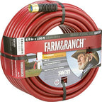 Swan Products SNFR58100 Farm & Ranch Durable Heavy Duty Water Hose with Crush Proof Couplings 100' x 5/8", Red - Image 6