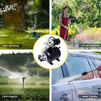 Shallow Well Pump 1.6 H P Water Pump with Pressure Tank 1000 GPH Irrigation Pump Stainless Steel Shallow Well Jet Pump 110V Water Pressure Booster Pump for Home (Black) - Image 5