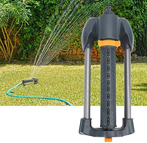 Lawn Sprinkler, Sprinkler with 20 Hole Nozzles, Metal Base Lawn Rotating Oscillating Sprinkler, Rotating Garden Sprinkler, Water Sprinkler for Home Lawn & Garden - Image 4
