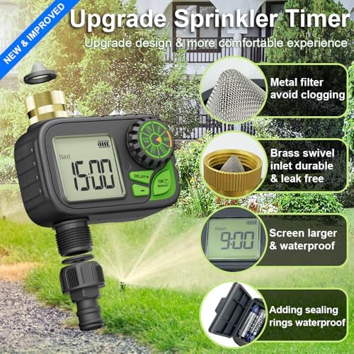 Programmable Digital Sprinkler Water Hose Irrigation Timer for Lawn - Image 5