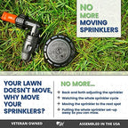QSK-745 In-Ground 5-Inch Pop-Up Adjustable Sprinkler 5-Pack With Quick Hose Connectors And Splitters - Image 2