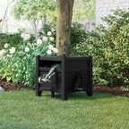 100ft Hose Hideaway Box, Durable Resin Garden Hose Reel - Image 5