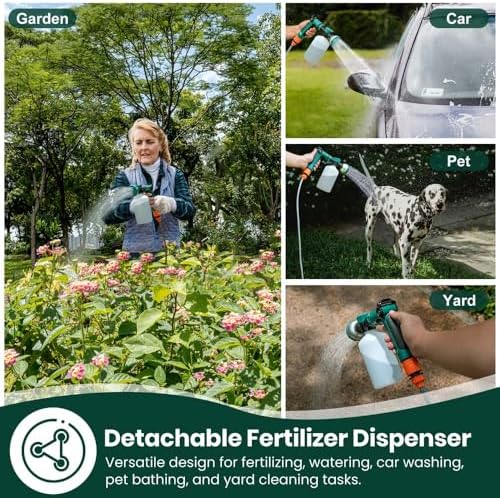 VENETIO 8‑Dial Hose‑End Sprayer for Liquid Fertilizer with Quick Connect - Image 6