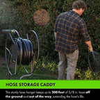 Yard Butler Free-Standing Swivel Hose Reel & Hose Bib Extender Bundle - Heavy-Duty Powder Coated Steel Storage & Water Access Solution - Outdoor Watering Accessory for Lawn & Garden Use - Image 3