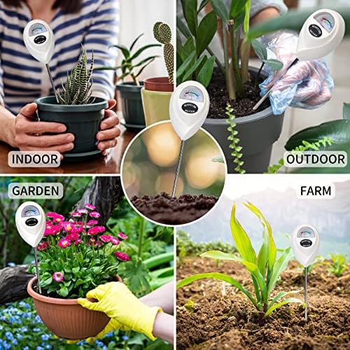 Watering Can Indoor Plants Small Watering Can Set w/Spray Bottle, Squeeze Bottle, Soil Moisture Meter(Amber) - Image 7