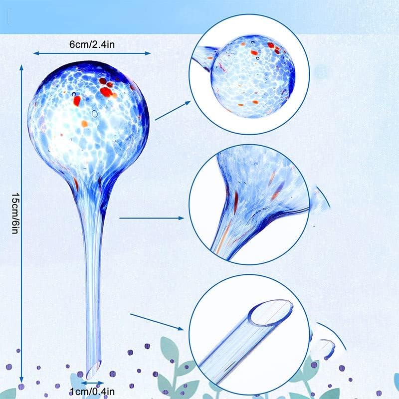 6Pcs Indoor Plant Watering Globes Automatic Self Water Bulbs Irrigation Device Decorative - Image 2