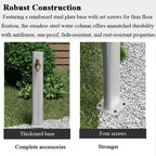 Freestanding Vertical Garden Water Faucet - Anti-Freeze Hose Holder with Lockable Tap for Lawn, Patio, Villa, and Courtyard Irrigation & Washing, Fountain Feature - Image 4