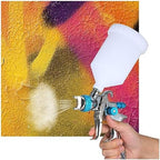Paint Sprayers, Spray Paint Sprayer with 600ml Cup 1.4mm/1.7mm/2.0mm Nozzle for Wall/Furniture/Table/Chair Spraying Cleaning - Image 6