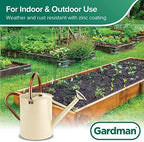 Gardman R34898 1 Gallon Watering Can, Vintage Cream - Image 6