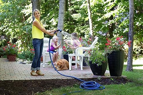 Dramm ColorStorm Premium Rubber Garden Hose – 50 ft Heavy Duty 5/8" Water Hose – Kink Resistant, Crush-Proof Nickel-Plated Couplings – Made in USA - Red (Pack of 2) - Image 5
