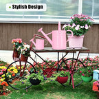 Metal Watering Can (1 Gallon) for Outdoor&Indoor Plants with Free Small Watering can for Kids, Plant Watering Can with Removable spout, Perfect for Garden Flower, Houseplants, Pink - Image 7