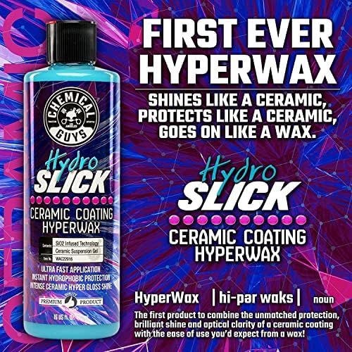 Chemical Guys Foam Gun Car Wash & Wax Bundle with TORQ Foam Blaster, HydroSuds Car Wash Soap and HydroSlick Ceramic Hybrid Car Wax (3 Items, 32 Fl oz) - Image 4