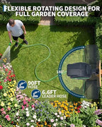 Retractable Garden Hose Reel 90FT, 5/8 Inch Wall Mounted Water Hose Reel with Auto Rewind, 180° Swivel Bracket for Lawn & Garden - Image 6