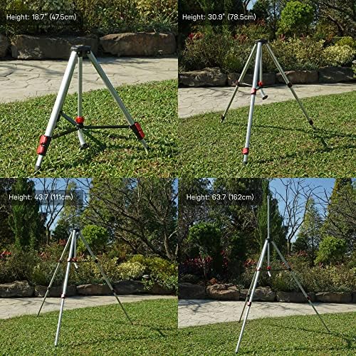 Eden 94157 PRO The Heaviest Weight Tripod (5.37 lbs) Metal Telescoping Tripod Brass Impulse Sprinkler with Premium Quick Connect Starter Set, Watering up to 6,360 Sq. Ft - Image 6