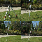 Eden 94157 PRO The Heaviest Weight Tripod (5.37 lbs) Metal Telescoping Tripod Brass Impulse Sprinkler with Premium Quick Connect Starter Set, Watering up to 6,360 Sq. Ft - Image 6