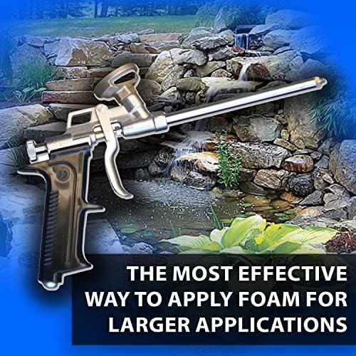 Waterfall Foam Bundle, Three 24oz Black Foam Cans, Foam Gun & Gun Cleaner - Image 2