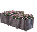 YSUEFIJO Raised Garden Bed for Vegetables, Elevated Planting Planter Box, Garden Planter Box Kit, Planters for Outdoor, Perfect to Grow Vegetables Herbs Flowers by WELCOMETOYSUEFIJO