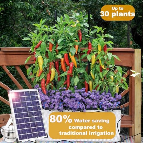 RISINGUP Solar Drip Irrigation System for 30 Potted Plants - Image 5